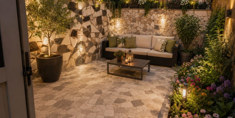 Render Giardino retro